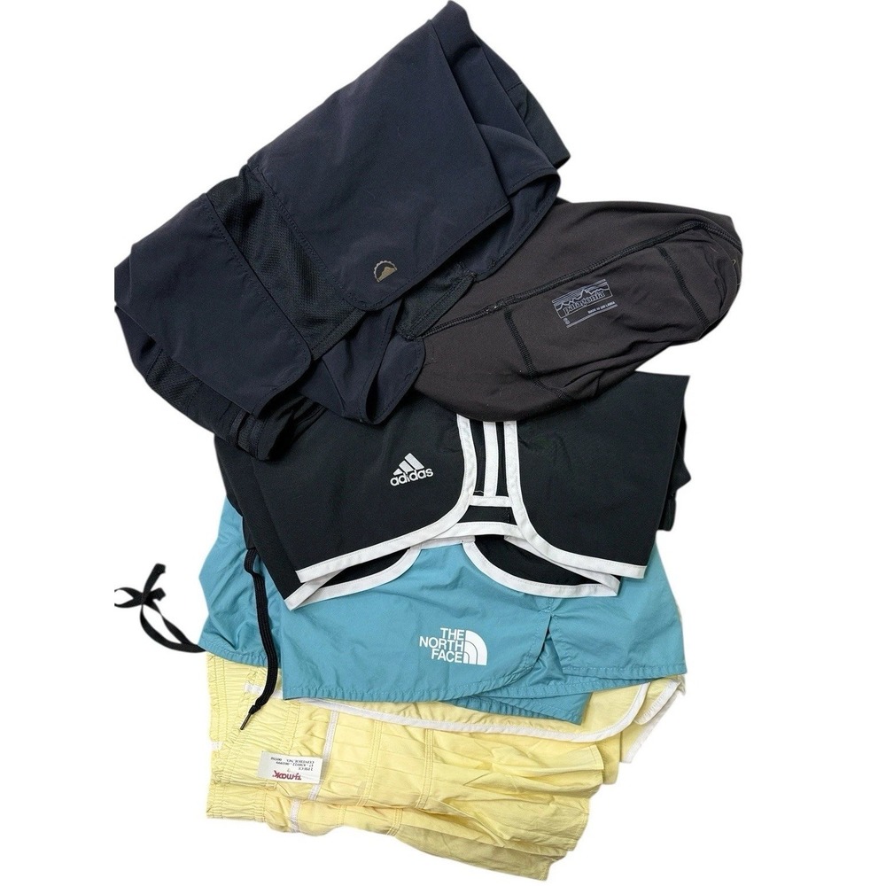 Patagonia The North Face Adidas Zoic  Athletic Shorts Lot 5 Women's‎ Small Gym